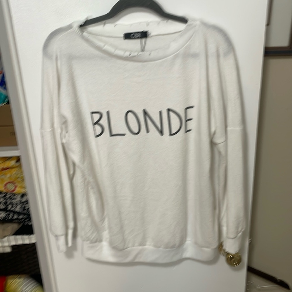 CBR BLONDE stretch sweater